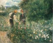 Pierre-Auguste Renoir Picking Flowers oil on canvas